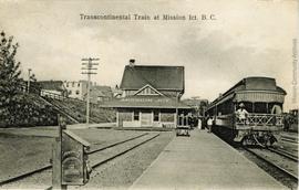Transcontinental Train at Mission Jct. B.C.