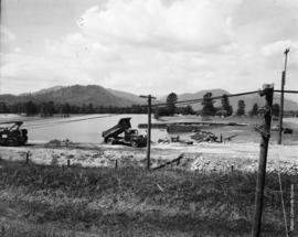 Repairing highway - Dewdney Pumps July 13th, 1948