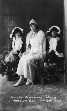 Queen Clara and Pages, Mission B.C. May 24, 1933