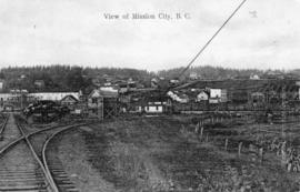 View of Mission City, B.C.