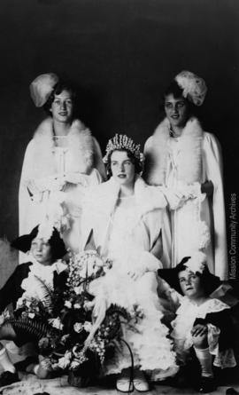 Queen Jean and Attendants, Mission B.C. May 24, 1934