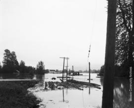 Flooded farm